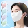Anti-uv UPF50+ Ice Silk Sunscreen Mask Face Veil Summer Outdoor Riding Hiking Face Mask Breathable Unisex Face Cover Scarf 1