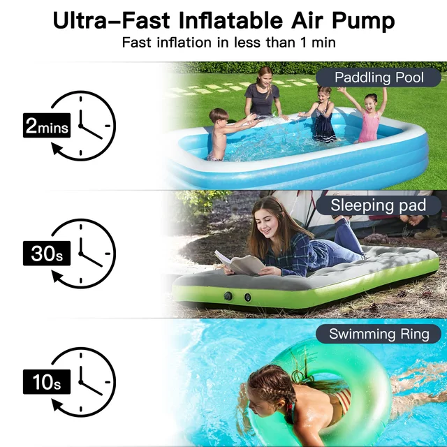 Portable Air Pump for Inflatables 3