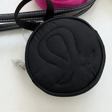  Yoga portable coin purse round cake pendant bag mini small pocket small coin bag women 
