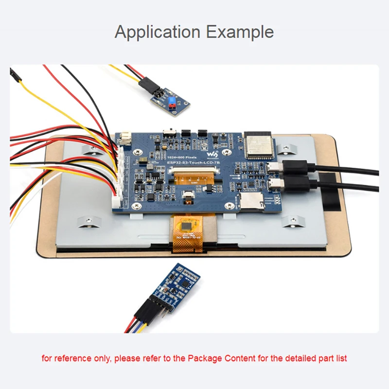 รูปสินค้า บอร์ดพัฒนา ESP32-S3 จอสัมผัส 7 นิ้ว สำหรับ HMI