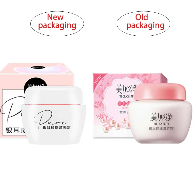 Maxam Tremellales Pearl Nourishing Cream Moisturizing Skin Care Pearl Whitening Cream 40g