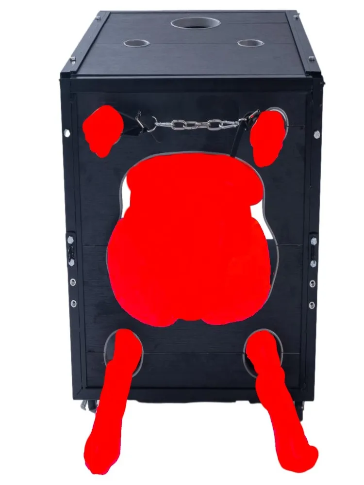 Newest Butt Bondage Hip Shackles cbt Pillory Love Cage BDSM Bondage Fetish Couples Games Discreet Toys for Women Men Sextoys