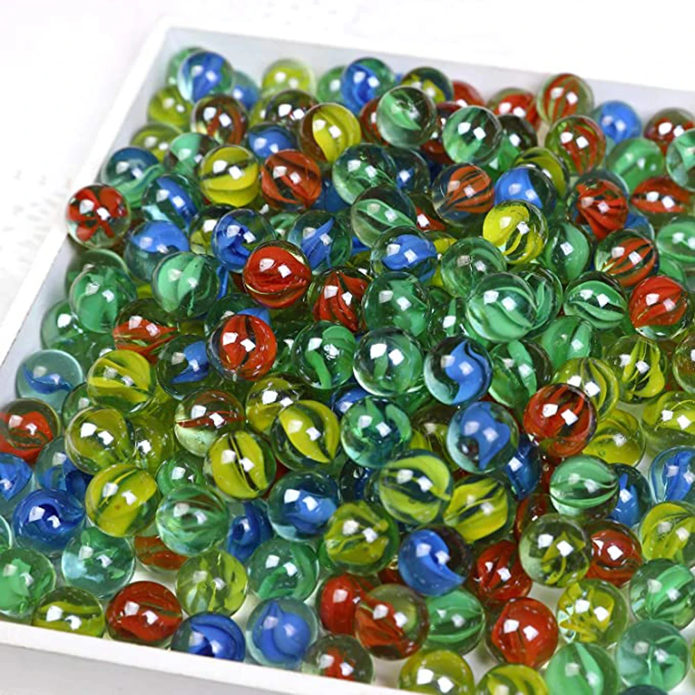 

Parent- Child Vase Filler 14mm Solitaire Toy Run Game Colorful Bouncing Ball Glass Ball Glass Marbles Machine Beads