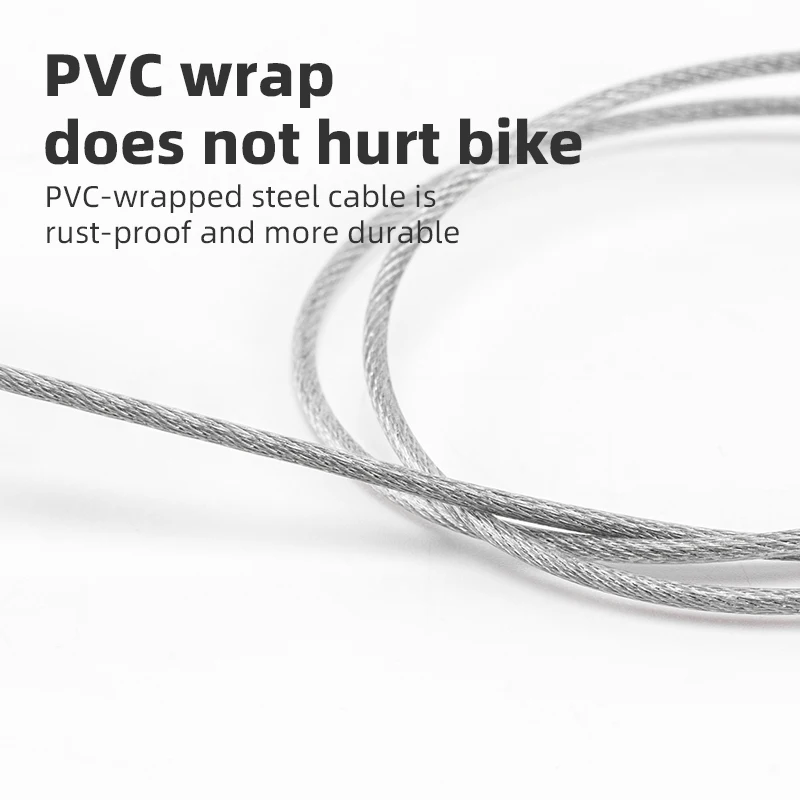 ROCKBROS TL0956 Bicycle Lock Anti-theft Portable Lightweight 3-Digit Password Cable Lock Helmet Lock Chain Backpack Bike Accessories - Image 5