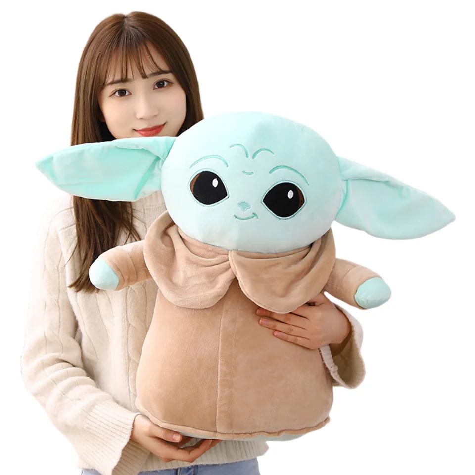 Disney Star Wars Anime Yoda Peluche Grogu Mandalorian Figure Yoda Baby Peluche Dolls Farcito Cartoon Yoda Model Kid Toy Gifts