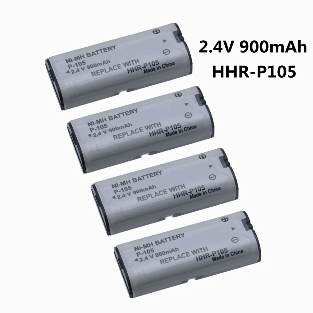 Batteria 2.4V 900Mah Ni-Mh Per Panasonic Hhr-P105 P105 Hhrp105A Kx242 Batt-Batteria Ricaricabile Del Telefono Cordless 105 Kx2421