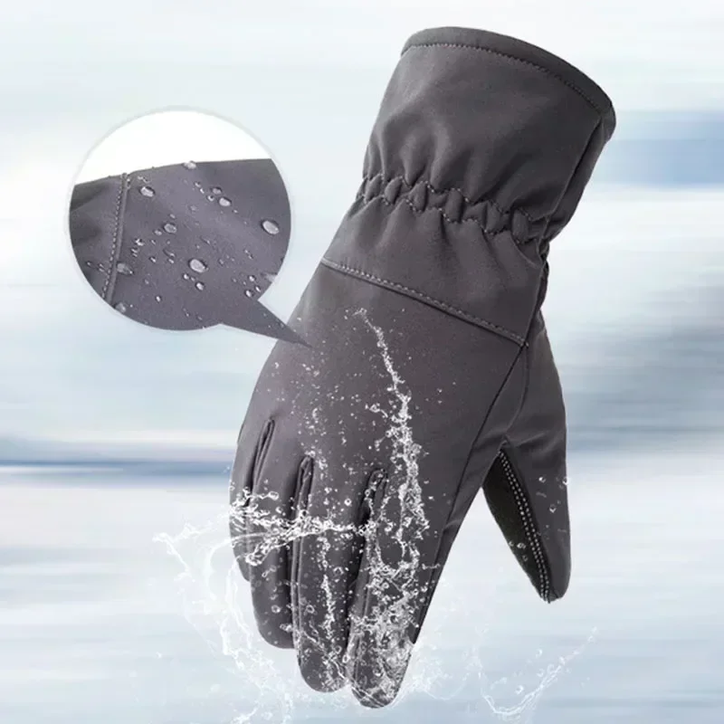 New thickened winter tactical outdoor disguise waterproof anti -skid gloves touch screen camping ski gloves