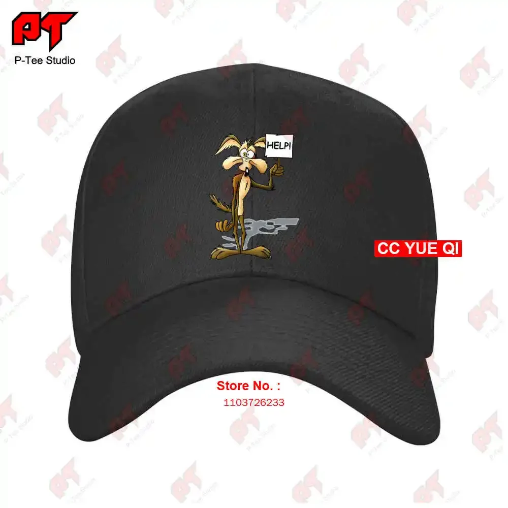 Willy Coyote Road Runner Cartone Cult-Help Baseball Caps Truck Cap WRQH