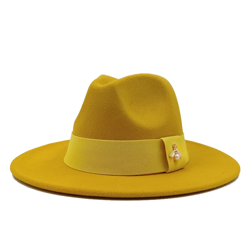 28-Farben-Fedora-Hüte mit Bienen-elastischem Gurtband, Herren-Fedora-Hut, Herren-Panama-Hut, Unisex-Hut, Militärfarbe, Fedora-Hut – Detail 24