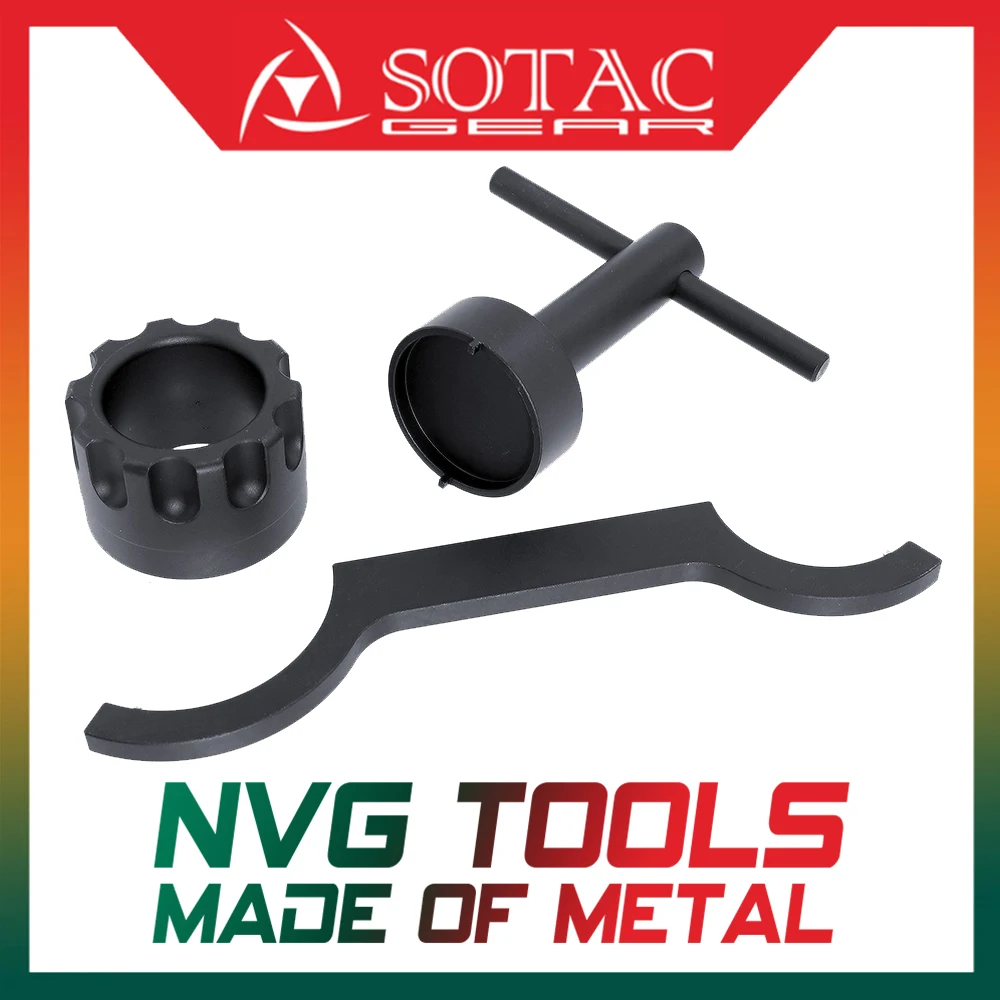 SOTAC Tactical NVG Tools Night Vision Universal Disassembly Tool Set 3PS For NVG BNVD1431 PVS14 DTNVS ABMOD3 By Metal CNC