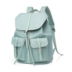 Casual Women Backpack Black Hasp Anti-theft School Backpacks Teenager Girls Korean Female Rucksack Waterproof Travel Backpack