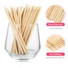 30pcs Scratch Stick Art Stick Wood Scraper Scratch The Wooden Penholder Scratch Drawing Sticks Scrape The Paint Stick 5