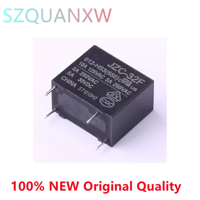 

5PCS/lot Power Relays JZC-32F-005-HS3 JZC-32F-012-HS3 JZC-32F-024-HS3 Relay HF32F 5A 250VAC 4PIN