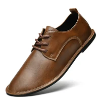 Spring Retro Oxford Shoes Adult Formal Business Leather Loafers Pointed Casual Shoes British Style Comfortable Lace Up Shoes 47 1