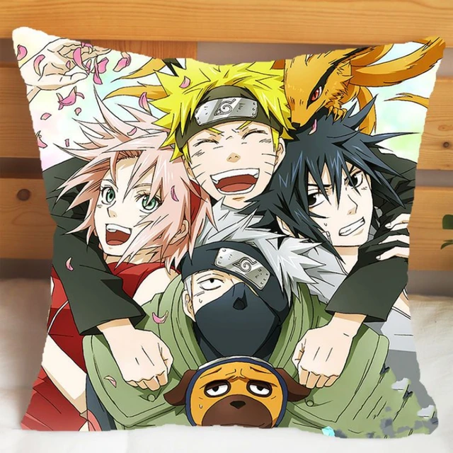 Bandai naruto envolvente travesseiro bidimensional anime naruto sasuke  kakashi mesmo dos desenhos animados almofada removível e lavável novo -  AliExpress
