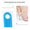 Shoe Horns Professional Black Plastick Shoe Horn Spoon Shape Shoehorn Shoe Lifter Flexible Sturdy Slip Portable Home Accessories 4
