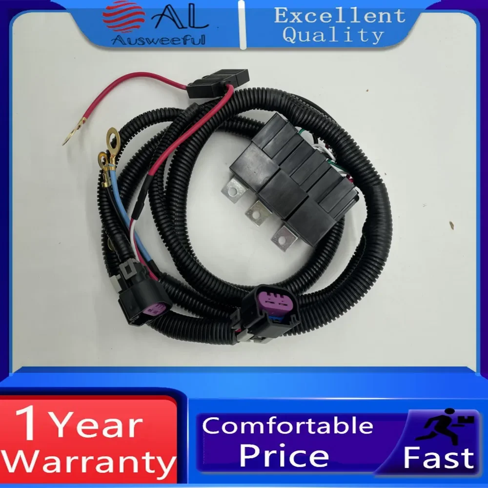 7L5533A226T Electric ECU Control Dual Fan Upgrade Wiring Connector Harness For Chevrolet GMC Silverado Tahoe Sierra Yukon XL