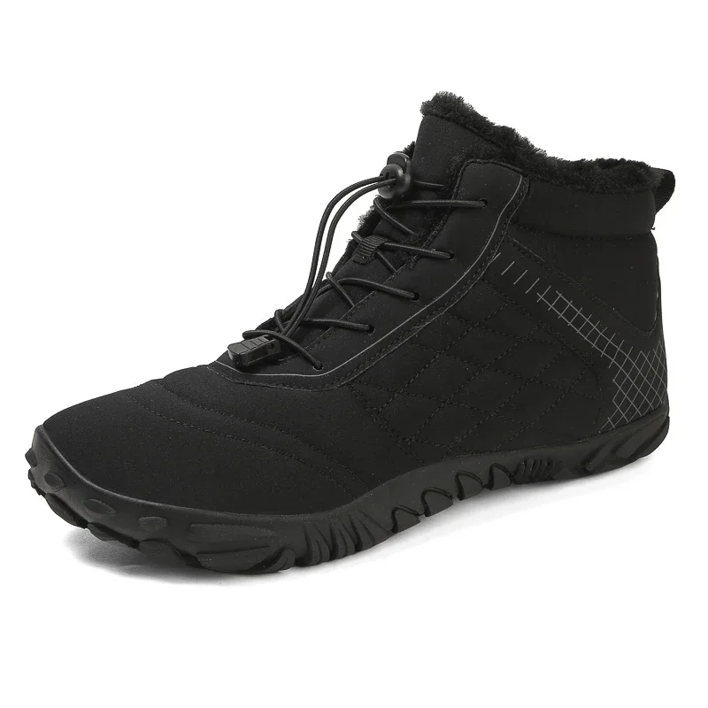 Snow Boots and Hiking Shoes for Men Women Winter Outdoor Non-slip Warm Fur Casual Plus Size Ankle