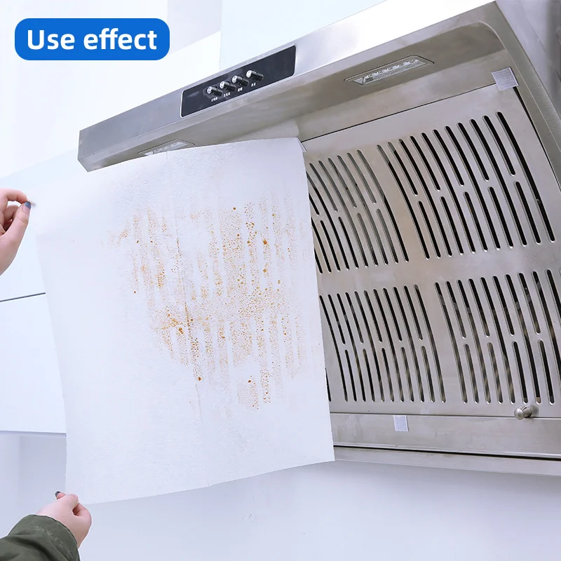 10m*46cm Kitchen Oil-Absorbing Paper Nonwoven Kitchen Supplies Filter Moisture-proof Transparent Oil Sticker Tools