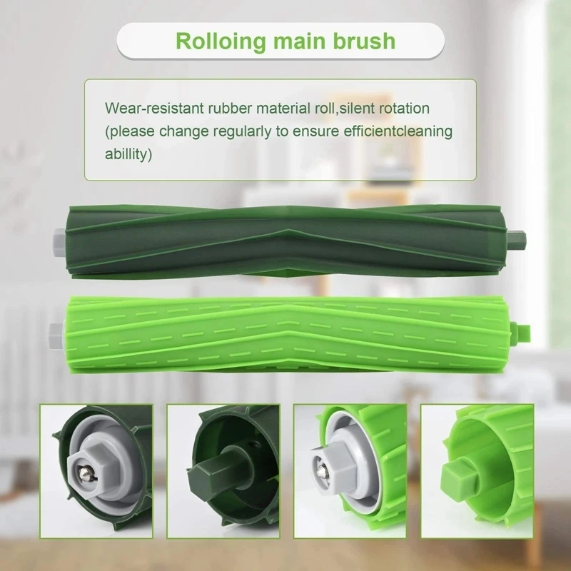 iRobot Roomba Series Vacuum Accessory Kit - Rubber Brushes, Side Brushes, Filters, and Dust Bags