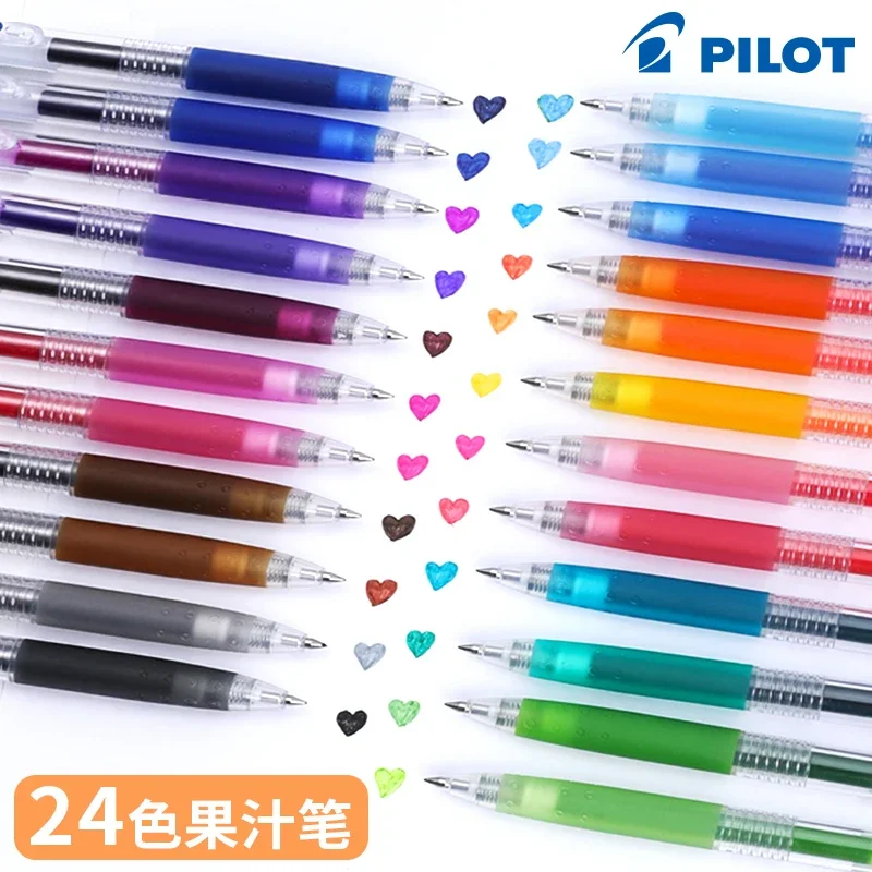 

1xPress Gel Pen LJU-10EF 0.5mm Lovely Candy Colors 24 Normal Colour Writing Stationery Cute Girl Drawing Handbook