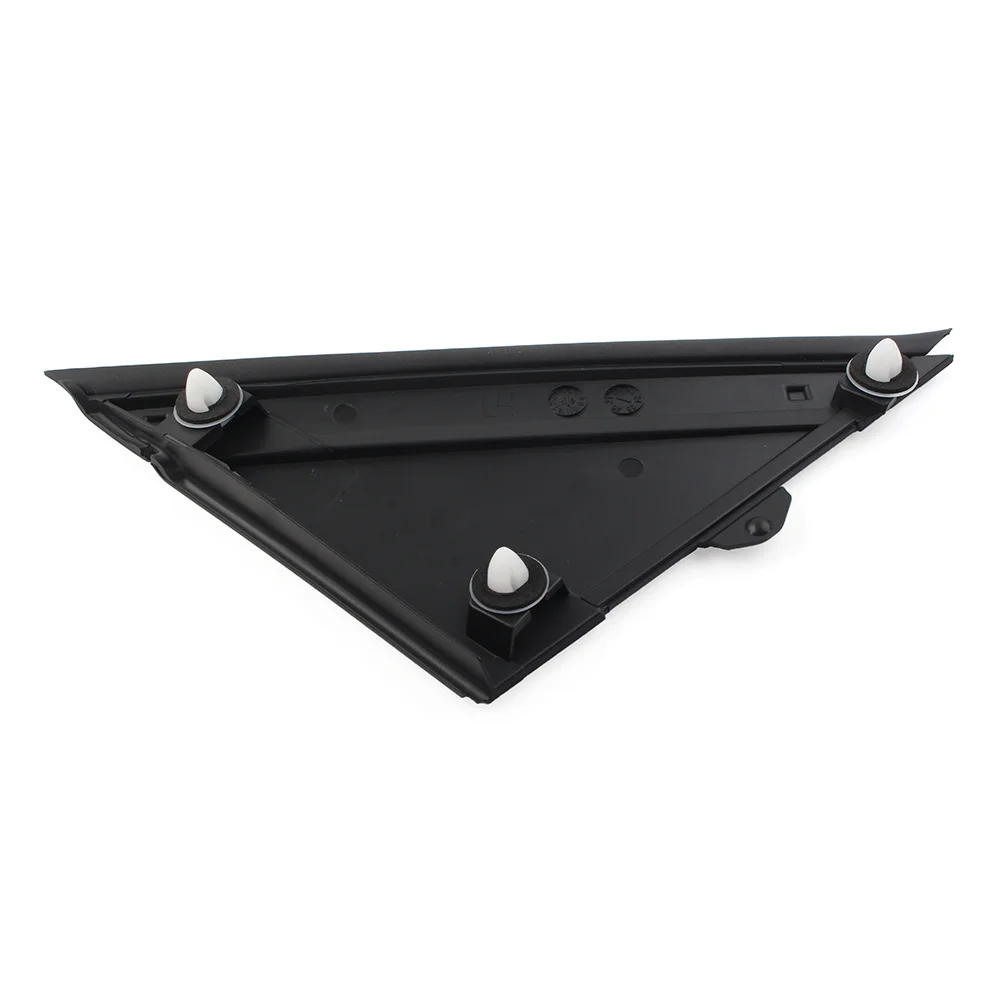 1Pcs Matte Black Car Door Mirror Flag Cover Molding Trim For Fiat 500 2012- 1SJ85KX7AA 1SD00KX7AA3