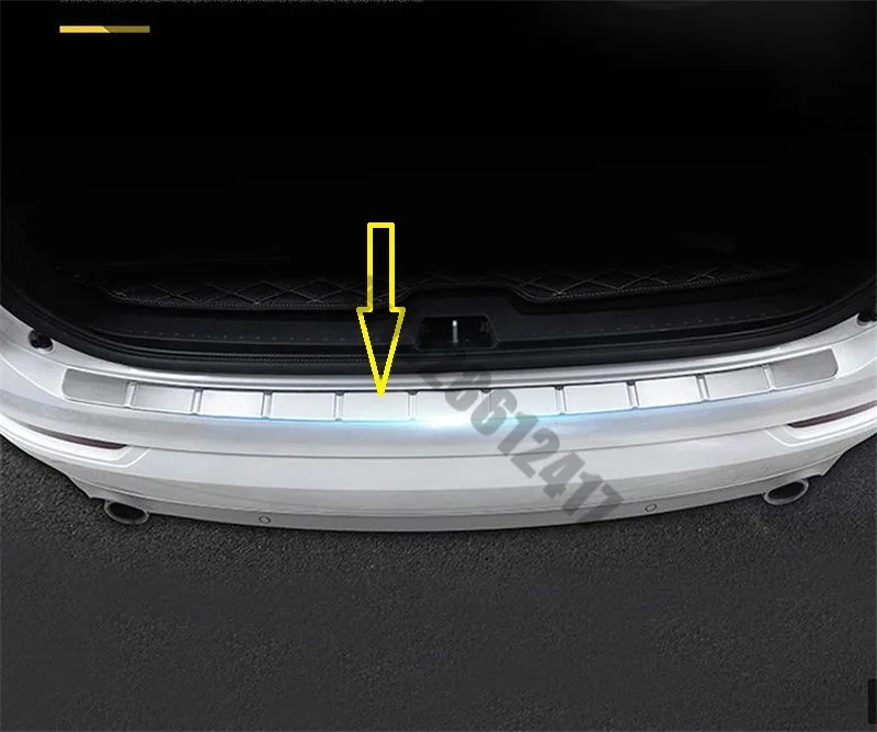 Protector De Parachoques Trasero Para Volvo XC60 2018-2019 - Acero Inoxidable, 1 Pieza, Fácil Instalación Con Cinta 3M
