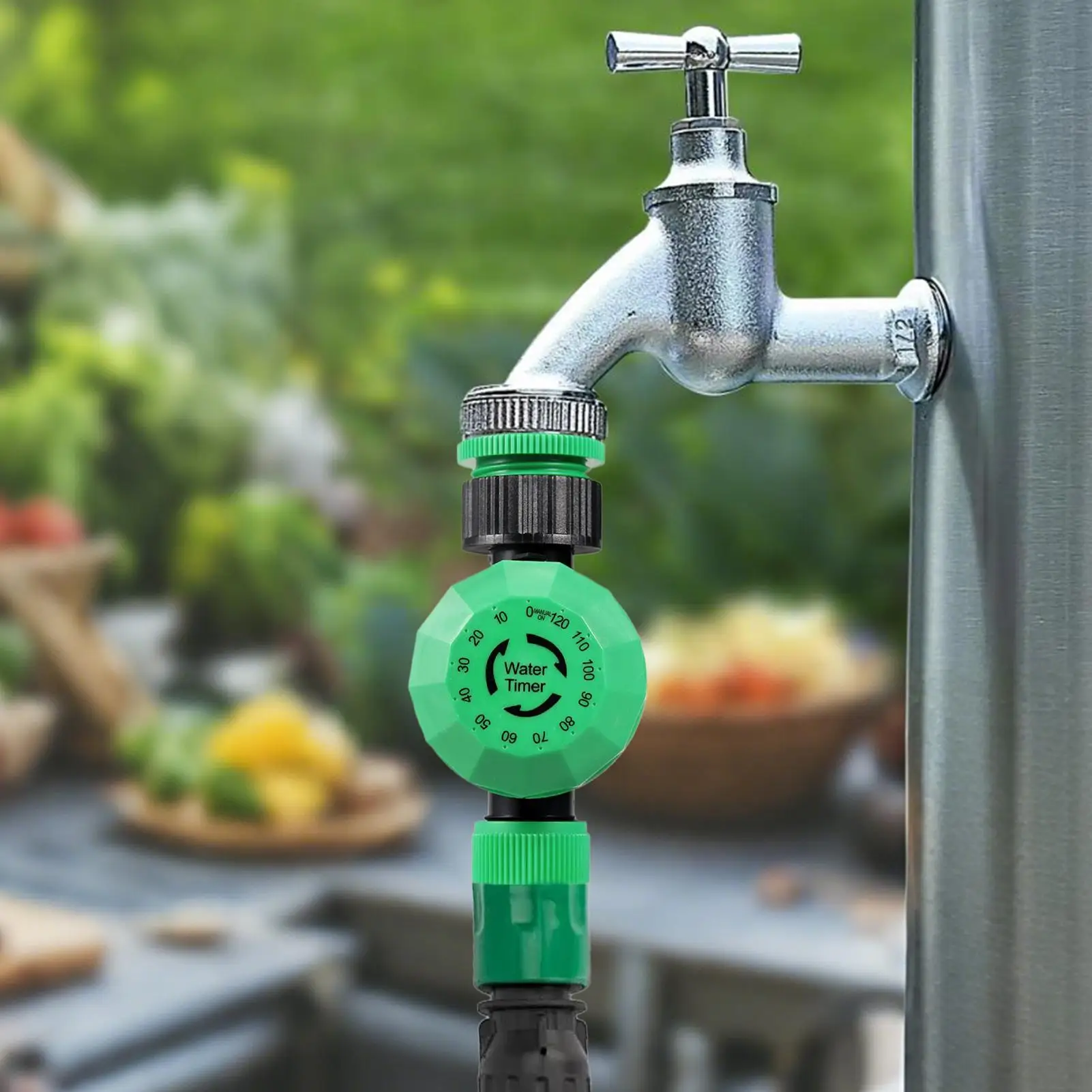 Garden Water Timer Water flow Automatic Controller Garden Irrigation System Mechanical Timer 120 Minutes Outdoor Garden Watering - 5