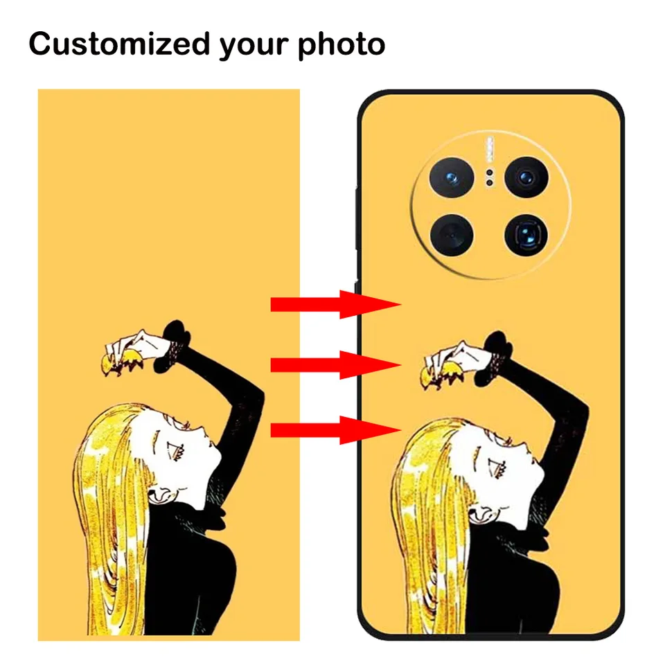 Sunrive Personalizzate Cover compatibile con TCL 40 NXTPAPER 4G/TCL 50 SE personalizzabile con Foto Testi Frase Logo Disegni e Grafiche Personalizzata, assorbimento degli urti morbido TPU trasparente
