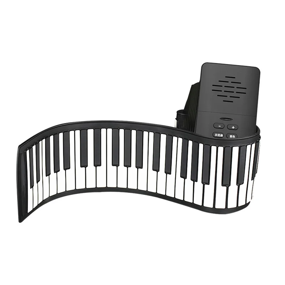 Clavier Piano Pliable 61 Touches, Roll-up Soft Silicone Piano Clavi