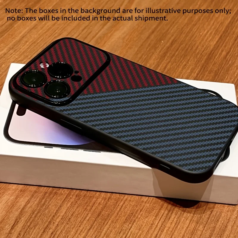 Sleek Black Carbon Fiber Pattern Matte Silicone Phone Case