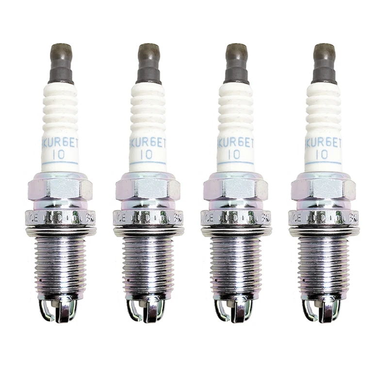 

4/6PCS BKUR6ET-10 2397 Nickel Spark Plug For Audi A3 8P1 A4 B5 A6 C4 Seat Ibiza Leon Skoda Octavia Fabia Volkswagen Golf Jetta