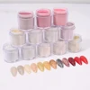 1Bottle Nail Art Acrylic Powder Pink/White/Nude 12-Colors Extension Crystal Powder DIY Manicure Polymer Dipping&Engraving Powder 4