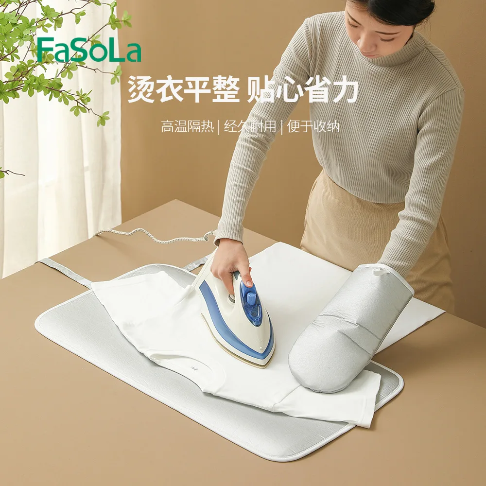 

Youpin Handheld Mini Ironing Board High Temperature Resistance Portable Ironing Pad Small Ironing Gloves