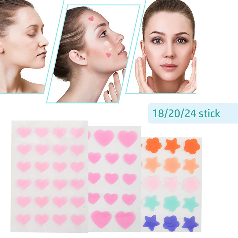 

18/20/24Pcs Invisible Acne Removal Pimple Patch Beauty Acne Tools Pimple Acne Concealer Face Spot Scar Care Stickers