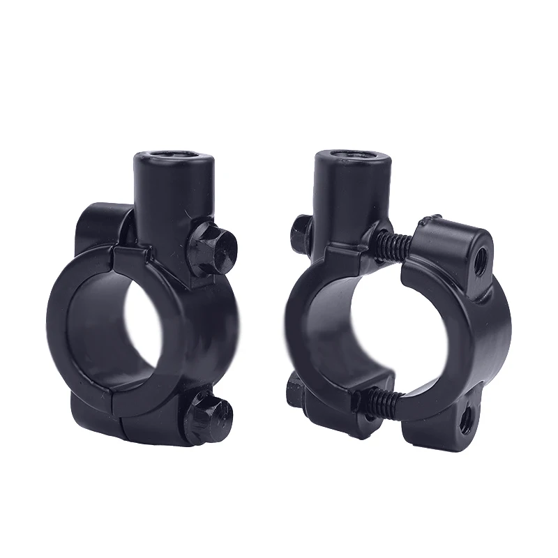 나사 오토바이 미러 브래킷 어댑터, 핸들 바 브래킷 클립, 10mm, 8mm, 6mm, 2 개
