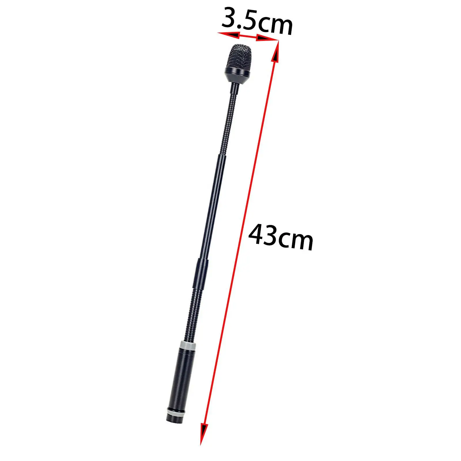 Dynamic Mic Flexible Adjustable Professional Plug and Play Low Noise Mixer Dedicated Disc XLR Mic Dynamic DJ Mic Gooseneck Mic