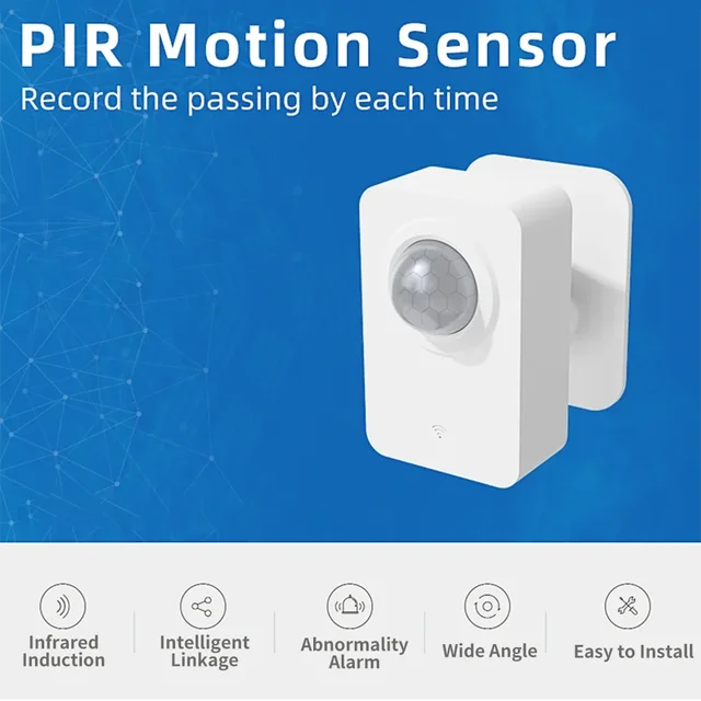 Tuya WiFi Zigbee PIR Motion Sensor for Smart Life Infrared Passive Detection Security Alarm System Detector Remote 4