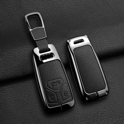 Premium Zinc Alloy Car Remote Key Case Cover - Metal Protector Shell for Enhanced Durability and Style (Style 1- Black)