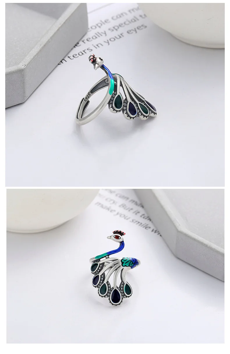 Peacock design ring in Gold is Becoming Very Common Today.