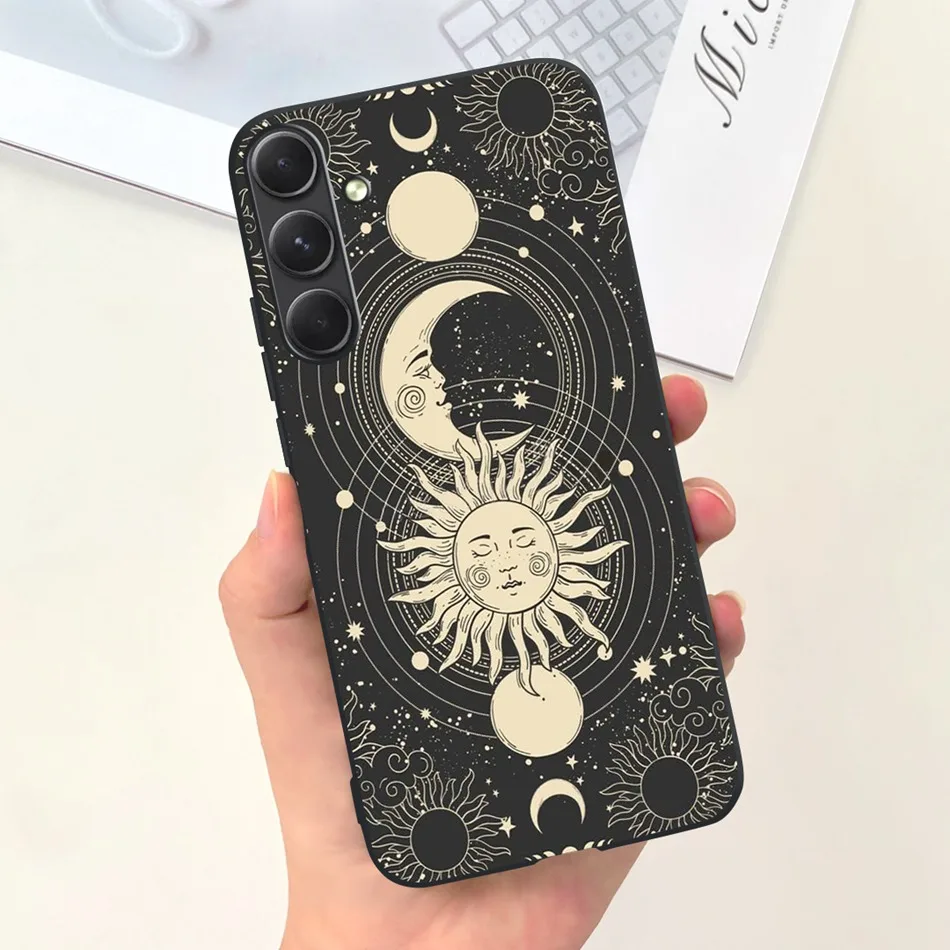 Fashion Moon Pattern Soft Silicon Back Cover