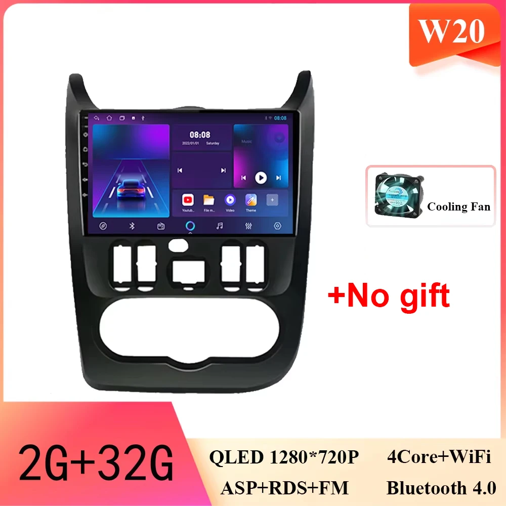 Radio Android 13 Para Renault Dacia Duster/Sandero 2010-2015 - Pantalla 8" Táctil, CarPlay/Android Auto Inalámbrico, GPS, Cámara Trasera