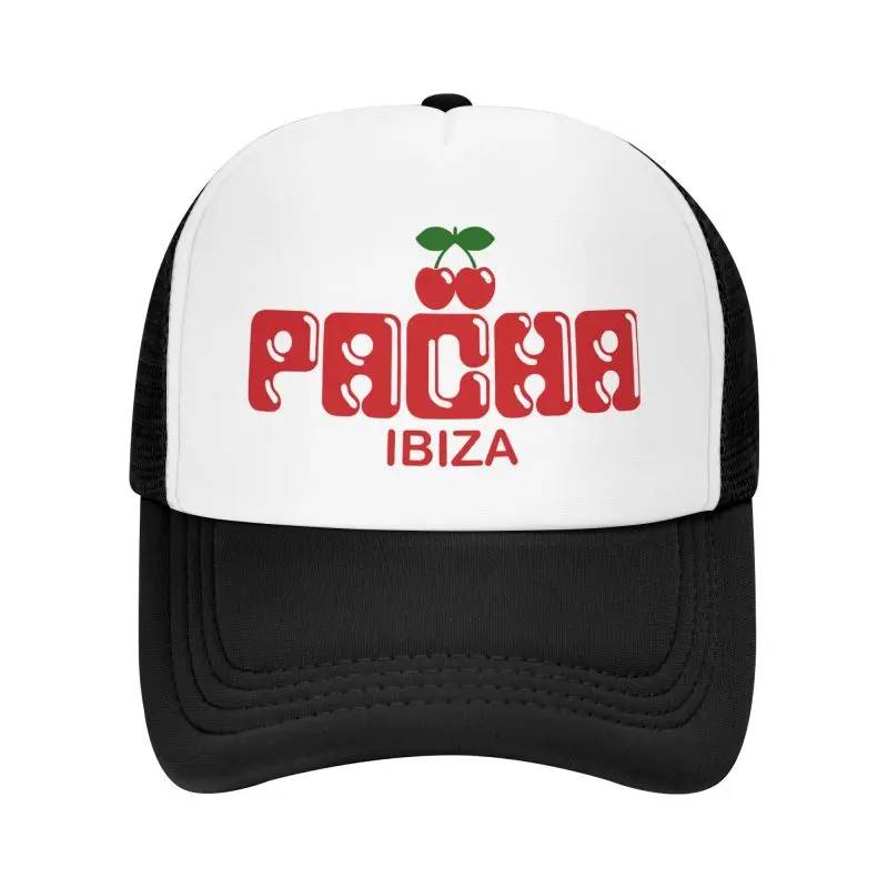 Preppy Cherry PACHA IBIZA Baseballkappen, Unisex, atmungsaktiv, Netzkappe, Erwachsene, Sommer, lässig, Sonnenhut, Kokette, Freizeit, Snapback-Hut