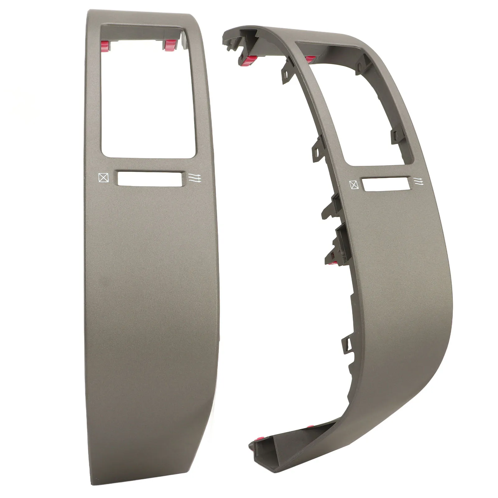 2Pcs Car Dash Vent Trim Left And Right Central AC Vent Trim Panel For Toyota Prius 2004 to 2009 6