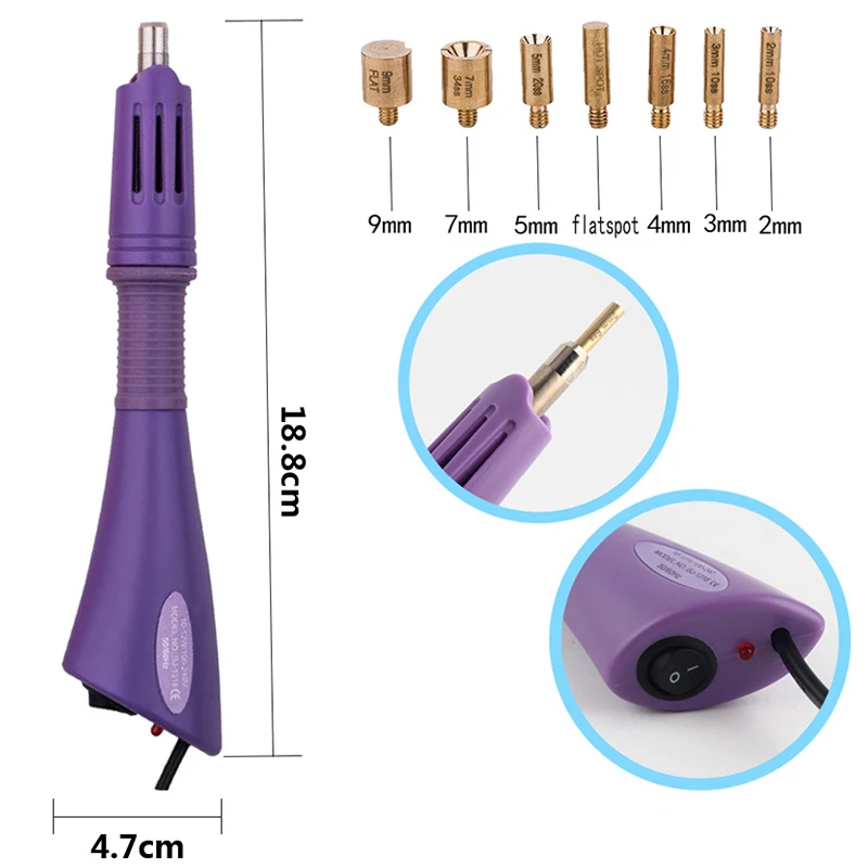 Rhinestone Applicator Hot Fix Gun Applicator Iron-on Wand Hot-fix Tool  Accessory