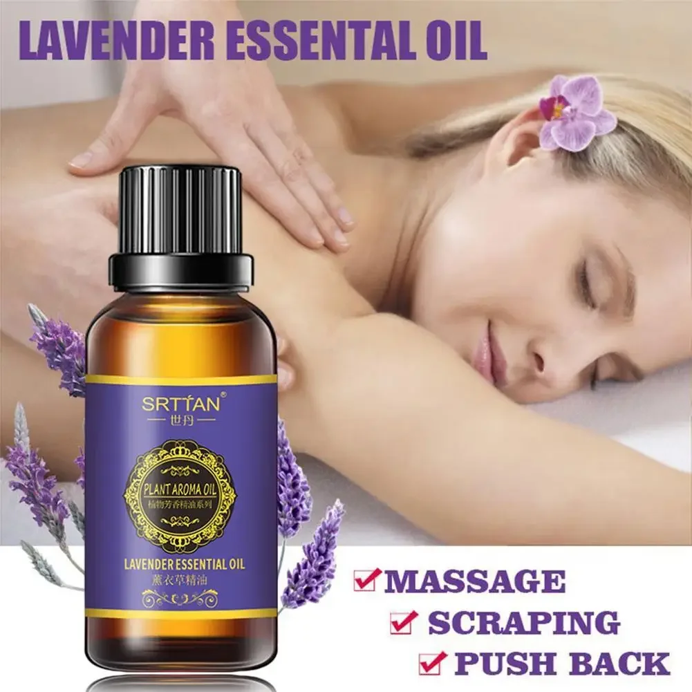 10/30mlProduct Lavender Pure Essential Oil Body Skin Care Pure Natural Plant Flowers Body Massage Spa Essential Oil 30ml