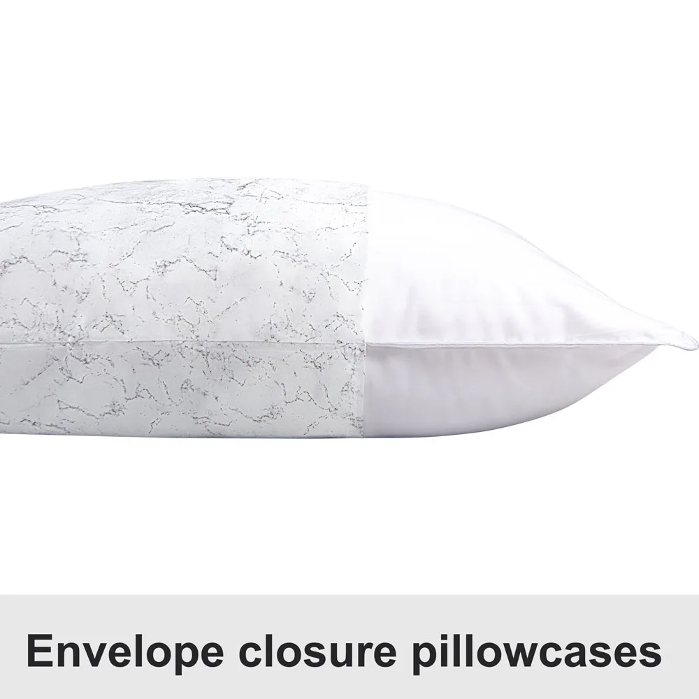 Ntbay 2 Count Ultra Cozy and Soft Silk Satin Pillowcases, Luxury Pillow Cases with Envelope Closure for Hair and Skin 5