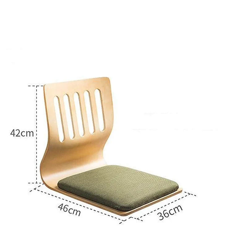 Japanese Lazy Creative Tatami Chair Living Room Sofa Carpet Bedroom Balcony Floor Back-Up Chair Legless Indoor living room chair
