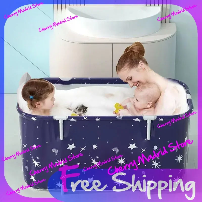 Portable Folding Baby Bath Tub Hot Bathtube for Household Sweat Steaming Ice Bath Foot Spa Outdoor Camping Vehicle-mountead Pet