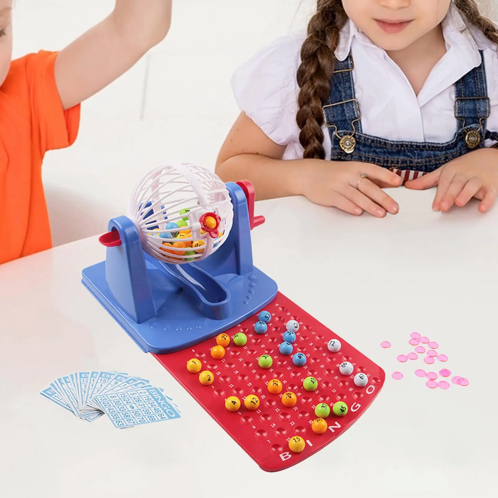 Bingo Lotto Game Traditional Bingo Machine Toy for Party Birthday Holiday
